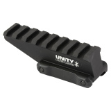 FAST, Red Dot Riser, Elevates Absolute Cowitness to 2.26" Optical Height, Direct to Picatinny, Anodized Finish, Black FST-RAB
