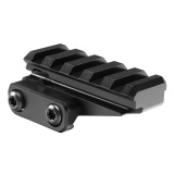 FAST, Accessory Riser, .725" Height, Fits Picatinny, Anodized Finish, Black FST-RLB