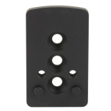 FAST, Offset Optic Mounting Plate, 2.05" Optical Height, Compatible with UNITY LPVO Mount and Adapter, DPP Pro Footprint, Anodized Finish, Black FST-SOPD