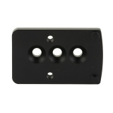 Fast, Offset Optic Mounting Plate, 2.05" Optical Height, Compatible with UNTY LPVO Mount and Adapter, RMR/SRO Footprint, Anodized Finish, Black FST-SOPR
