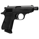 PPK SD, Semi-automatic, DA/SA, Metal Frame Pistol, 32ACP, 3.3" Barrel, Threaded 1/2X28, Steel Construction, Matte Finish, Black, Fixed Sights, 7 Rounds 4796061