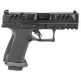 PDP Pro F-Series, Semi-automatic, Striker Fired, Polymer Frame Pistol, Compact, 9MM, 4" Barrel, Tenifer Finish, Black, Adjustable sights, Optics Ready, 10 Rounds 4796065
