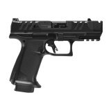 PDP F-Series Pro-X Compact, 9MM, 4" Barrel, Parker Mountain Machine Compensator, Tenifer Finish, Black, Optics Ready, Adjustable Sights, 18 Rounds, 3 Magazines 4797049 Semi-automatic, Striker Fired, Polymer Frame Pistol