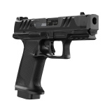 PDP F-Series Pro-X Compact, 9MM, 4" Barrel, Parker Mountain Machine Compensator, Tenifer Finish, Black, Optics Ready, Adjustable Sights, 18 Rounds, 3 Magazines 4797049 Semi-automatic, Striker Fired, Polymer Frame Pistol