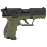 P22Q, Semi-automatic, Double Action, Compact, 22LR, 3.4" Barrel, Polymer Frame, Military Green Finish, 10Rd 2 Magazines, 3 Dot Polymer Sights NOT TRANSFERABLE IN MN-MELTING POINT RESTRICTION