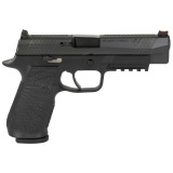 WCP320, Semi-automatic, Striker Fired, Full Size, 9MM, 4.7, Black, 17Rd, 2 Magazines, Curved Trigger, Fiber Optic Front Sight, Poly, DLC SIG-WCP320F-9BATC