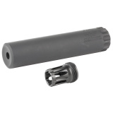 Quell Ultralight, Suppressor, 9MM, Titanium Construction, Armor Tuff Finish, Black, 5/8X24 Threaded, Includes K-Mount Muzzle Device, Storage Case SP-QUELL-H9BLK24