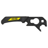 Professional Armorers Wrench, Steel with Rubber Handle, Black 1099561