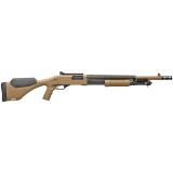 SXP Extreme Defender, Pump, 12 Gauge 3", 18" Barrel, Cylinder Invector Plus Choke, Flat Dark Earth Color, Synthetic Pistol Grip Stock, Ghost Ring Sight, 5Rd 512410395