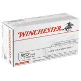 USA Brand .357 Magnum 110 Grain Jacketed Hollow Point