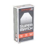 Super Match, 9MM, 147 Grain, Flat Nose Bullet, 50 Round Box SM9FN147