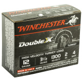 Double X High Velocity Turkey Loads Copper Plated Buffered 12 Gauge 3.5 Inch 1300 FPS 2 Ounce 4 Shot