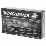 Super Suppressed, 308 Win, 180 Grain, Full Metal Jacket Open Tip, 20 Round Box WNSUP308