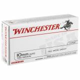 USA, 10MM, 180 Grain, Full Metal Jacket, 50 Round Box USA10MM