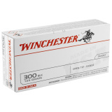 USA, 300 Blackout, 125 Grain, Open Tip, 20 Round Box USA300BLK