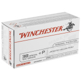 USA Brand .38 Special +P 125 Grain Jacketed Hollow Point