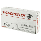 USA Brand .40 Smith & Wesson 180 Grain Jacketed Hollow Point 50 Per Box
