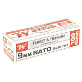 USA, 9MM, 124Gr, Full Metal Jacket, 100, 1000 W9NATOVPY