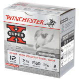 Super-X Xpert Steel Waterfowl Load 12 Gauge 2.75 Inch 1550 FPS 1.0625 Ounce 2 Steel Shot
