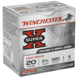 Super-X High Brass 20 Gauge 2.75 Inch 1220 FPS 1 Ounce 6 Shot