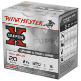 Super-X High Brass 20 Gauge 2.75 Inch 1220 FPS 1 Ounce 6 Shot