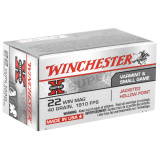 Super-X .22 Winchester Magnum Rimfire 40 Grain Jacketed Hollow Point 50 Per Box