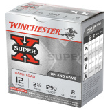 Super-X Game Load 12 Gauge 2.75 Inch 1290 FPS 1 Ounce 8 Shot