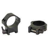 Maxima Horizontal Quick Disconnect Ring, Fits 34MM Optics, High Height, Steel Construction, Matte Finish, Black 522LM