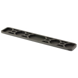 Tactical ARCA Rail, Fits M-LOK, 8" Long, Matte Anodized Finish, Black 6205M