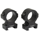 Vapor Horizontal, 1", High Rings, Matte Finish, Black, Fits Picatinny V602M