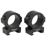 Vapor Horizontal, 30mm, Medium Rings, Matte Finish, Black, Fits Picatinny V614M