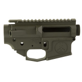T15, Billet AR-15 Receiver Set, Cerakote Finish, Olive Drab Green, Includes Upper and Lower Stripped Reciever T15-SET-ODG