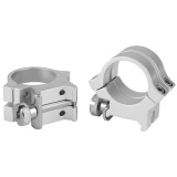 Weaver Quad Lock Detachable Aluminum Rings 1 Inch High Silver