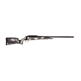 307 Alpine ST, Bolt-action Rifle, 25 Creedmoor, 22" Threaded Barrel, 1/2X28 Thread Pitch, Cerakote Finish, Graphite Black, Gray/Gold Brushed Sponge Pattern Carbon Fiber Stock, Exposed Carbon Fiber, 4 Rounds, Includes 2" Muzzle Brake, Right Hand 3WAST25CM