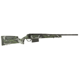 307 Range XP2, Bolt Action Rifle, 7MM Backcountry, 20" Threaded Barrel, Cerakote Finish, Black, Hand Painted Sponge Pattern Green/Grey/Black Stock, Muzzle Brake, 5 Rounds, 1 Magazine 3WRX27MMBR2B