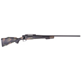 Vanguard Black Hills, Bolt-action Rifle, 223 Remington, 16" Threaded Barrel, 1/2X28 Thread Pitch, Matte Finish, Blued Metal Parts, Black Monte Carlo Polymer Stock with Green and Tan Paint, 5 Rounds, Includes 2" Muzzle Brake, Right Hand VBS223RR18B