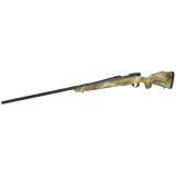 Vanguard Outfitter, Bolt Action Rifle, 6.5-300 Weatherby Magnum, 26" Spiral Fluted #2 Contour Barrel, Threaded 1/2-28, 1:8" Twist, Cerakote Finish, Graphite Black, Weatherby Monte Carlo Stock, Brown and White Hand Sponge Paint, Two Stage Adjustable Trigg