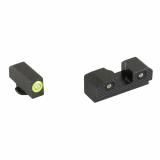 R3D 2.0, Tritium Night Sight, For Glock 43, Green Front Outline, Green Tritium Front/Rear GL-R203P-6G