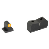 DXT2 Big Dot, Tritium Night Sight, For Desert Eagle (.44 Mag/.50AE), Standard Height, Orange Front Outline, Green Tritium Front/Rear MR-X001S-5N