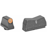 DXT2 Big Dot, Tritium Night Sights, Suppressor Height, Orange Front and Black Rear, For Glock 17,19,22,23,24,26,27,31,32,33,34,35,36,45 GL-0015P-5N
