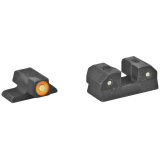 RAM Night Sights, Orange Front Dot, Fits Sig P320, P365, P225, P226, P229, Springfield XD, XDm & XDs, FN 509, Steel/Blued SI-R015P-6N