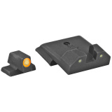 RAM Night Sights, Orange Front Dot, Fits M&P & M2.0 Shield, Steel/Blued SW-R033S-6N