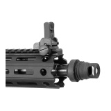 Mini QD Muzzle Brake, 9MM, 1/2"-28, Black, Includes Shim Kit YHM-3109-1MB-28A