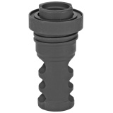 QD Muzzle Brake, 30 Caliber, 5/8X24, Black Finish YHM-4302-MB-24A