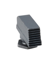 Black Serrated Front Sight .165 Height .115 Width For Glock Pistols