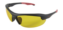 Ruger Core Ballistic Shooting Glasses Black Frame Yellow Lens