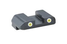 Rear Tritium Night Sights Glock 20-41 Yellow Tritium With White Outlines