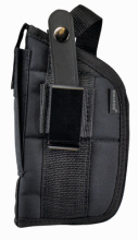 Extreme Belt Holster For Mini Semi Auto 2.5-3.75 Inch Barrel and Laser or Tactical Light Black