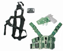 S.T.R.I.K.E. Serpa Combo Kit For Beretta Only Includes Serpa, Belt, Shoulder and Thigh Mounts Size Medium to Large Torso Left Hand Foliage Green