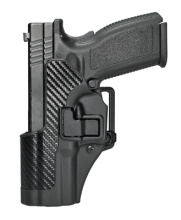 CQC Carbon Fiber Serpa Active Retention Holster Textured Black Left Hand For Springfield XD